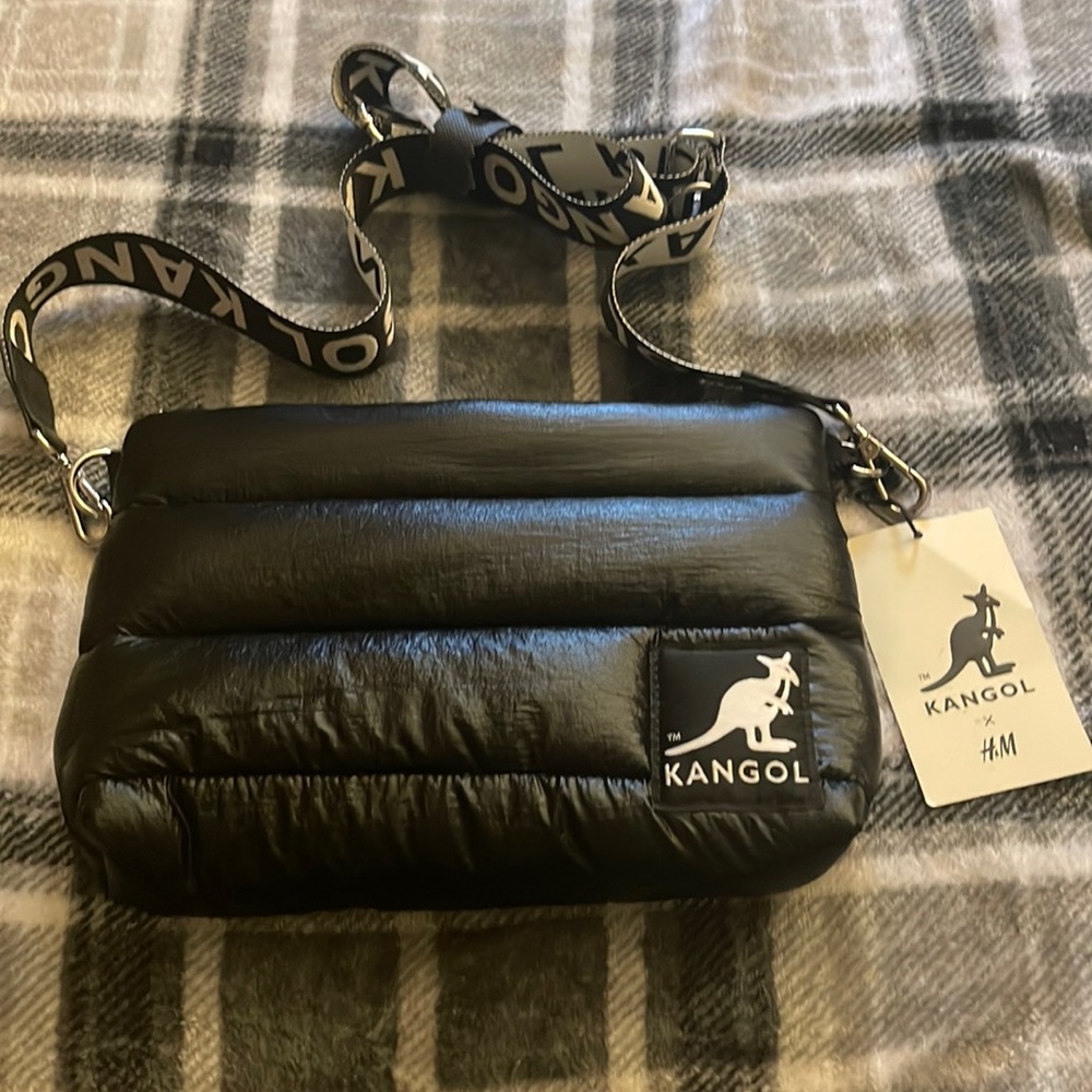 Kangol x H&M. Padded, quilted shoulder bag